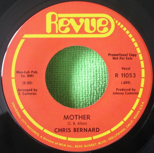 Chris Bernard (3) : Good Hearted Woman / Mother (7", Single, Promo)