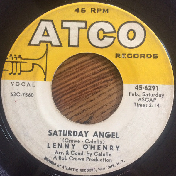 Lenny O'Henry : Across The Street / Saturday Angel (7", Single, Lab)