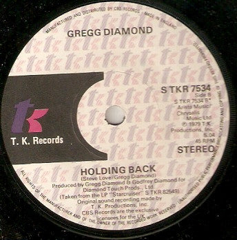 Gregg Diamond : Doing That (Fancy Dancer) (7", Single)