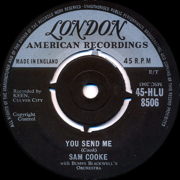 Sam Cooke : You Send Me (7", Single, Pus)