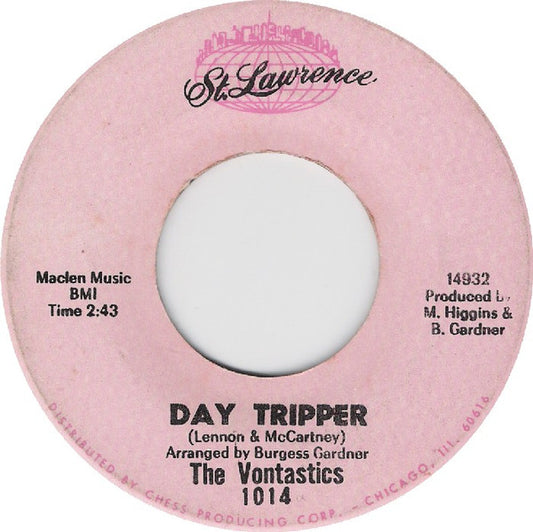 The Vontastics : Day Tripper / My Baby (7", Single)