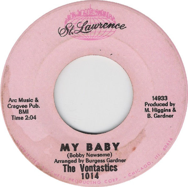 The Vontastics : Day Tripper / My Baby (7", Single)