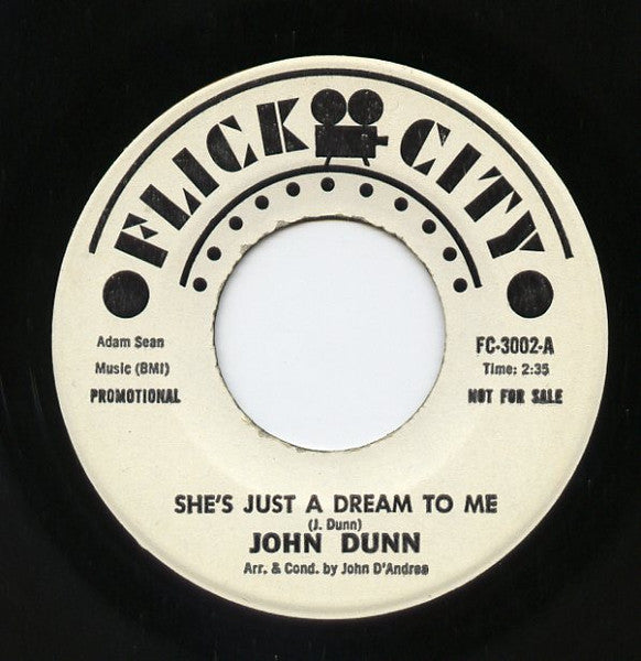 John Dunn (9) : She's Just A Dream To Me / I'm A Deeper Blue (7", Single, Promo)