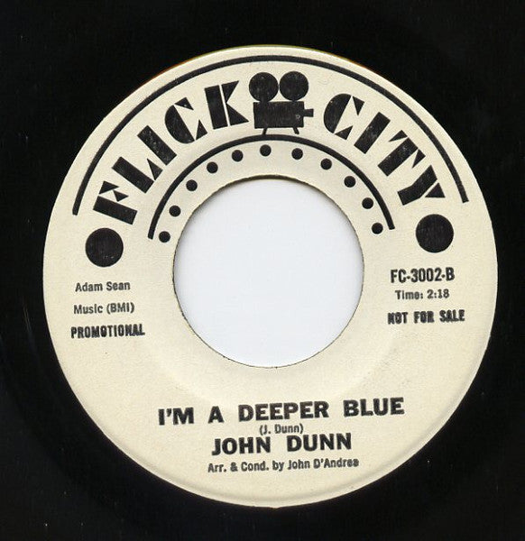 John Dunn (9) : She's Just A Dream To Me / I'm A Deeper Blue (7", Single, Promo)