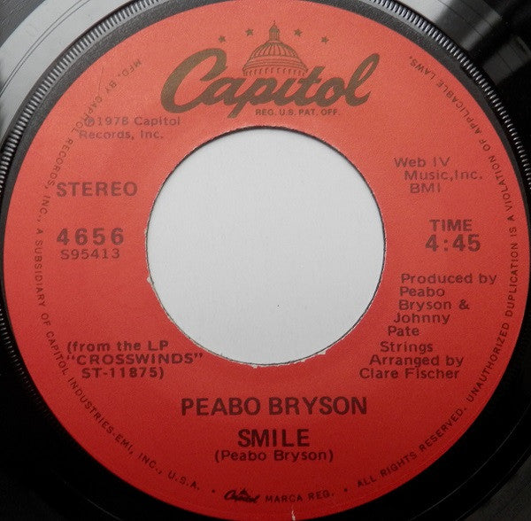 Peabo Bryson : I'm So Into You / Smile (7", Single)