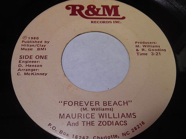 Maurice Williams & The Zodiacs : Forever Beach / First Love (7", Single)