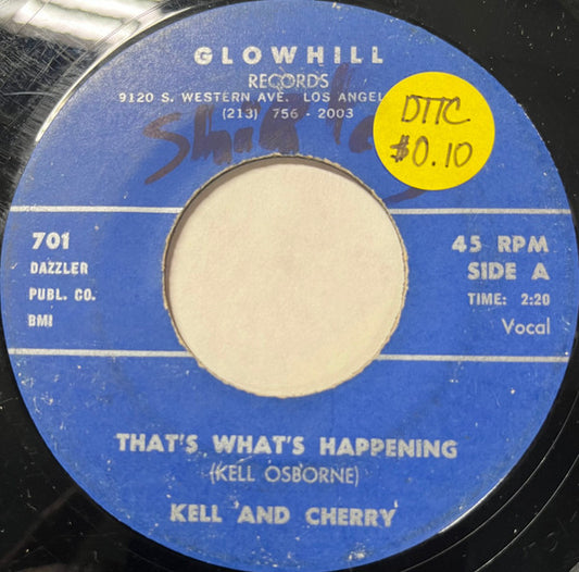 Kell And Cherry : That's What's Happening (7", Single)