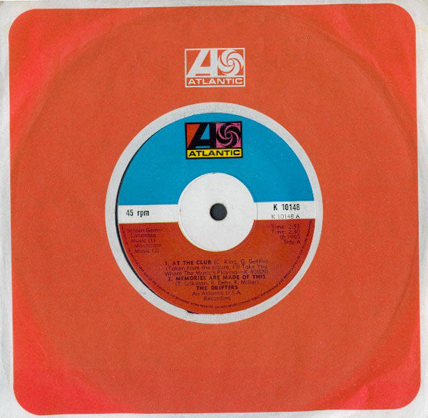 The Drifters : At The Club / Memories Are Made Of This / Saturday Night At The Movies (7", Single)