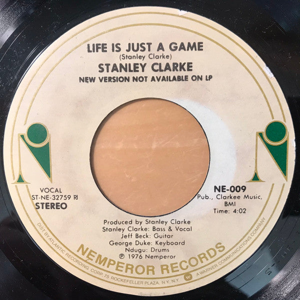 Stanley Clarke : Hot Fun (7", Single)