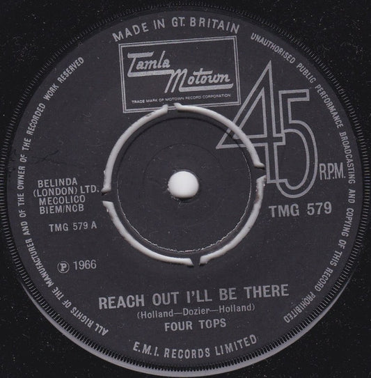 Four Tops : Reach Out I'll Be There (7", Single, RP, 4-p)