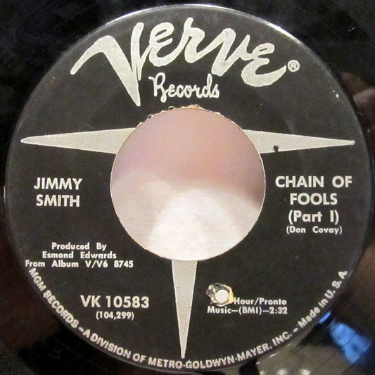 Jimmy Smith : Chain Of Fools (7")