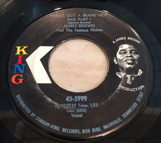 James Brown & The Famous Flames : Papa's Got A Brand New Bag (7")