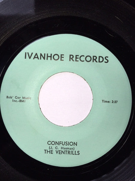 The Ventrills : Alone In The Night / Confusion (7")