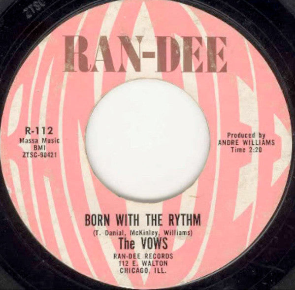 The Vows (4) : Girl In Red / Born With The Rythm (7", Single)