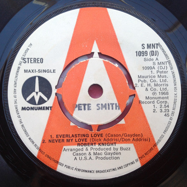 Robert Knight : Everlasting Love (7", Maxi, Promo, RE)