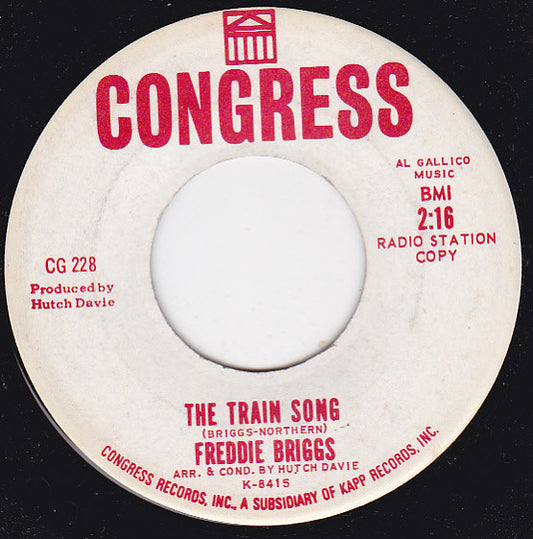 Fred Briggs : The Train Song / Someone To Care For Me (7", Single, Promo)