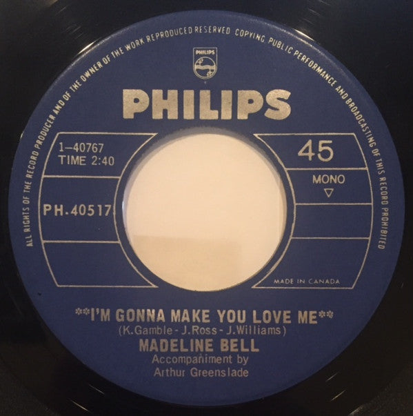 Madeline Bell : I'm Gonna Make You Love Me / Picture Me Gone (7", Single, Mono)