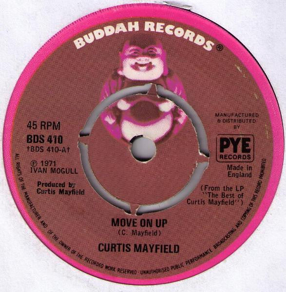 Curtis Mayfield : Move On Up (7", Single, RE)