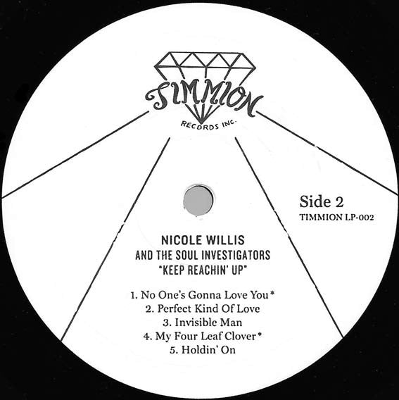 Nicole Willis And The Soul Investigators : Keep Reachin' Up (LP, Album, Mono, Whi)