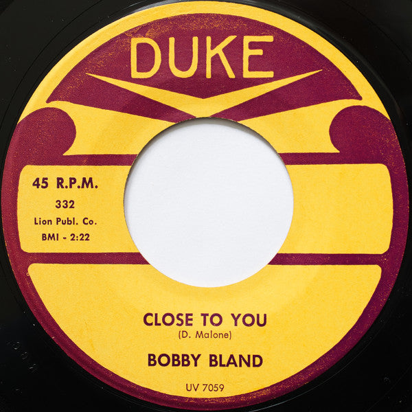 Bobby Bland : I Pity The Fool (7", Single)