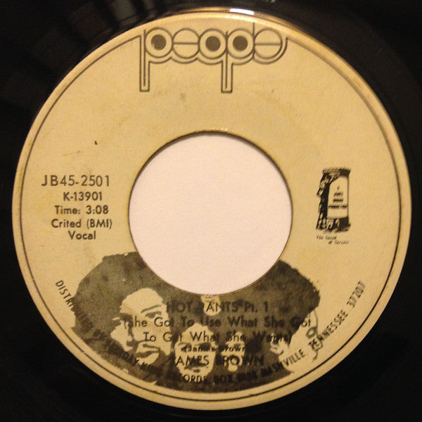 James Brown : Hot Pants (7", Single, Promo)
