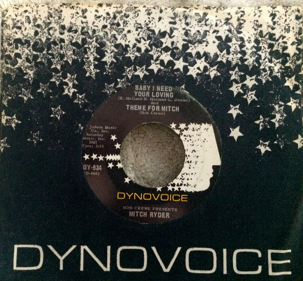 Mitch Ryder : Ring Your Bell (7", Single)