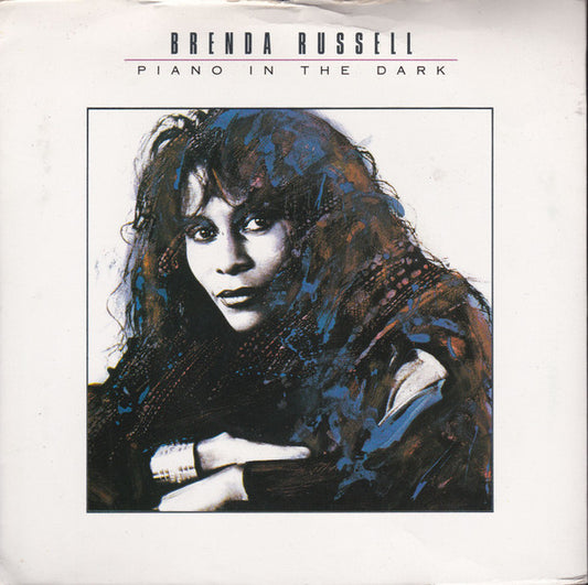 Brenda Russell (2) : Piano In The Dark (7", Single, Blu)