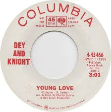 Dey & Knight : Young Love (7", Single, Promo)