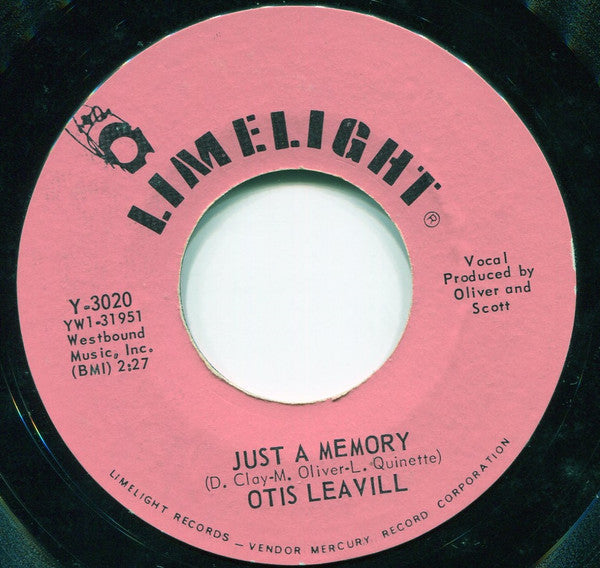 Otis Leavill : I'm Amazed (7", Single)