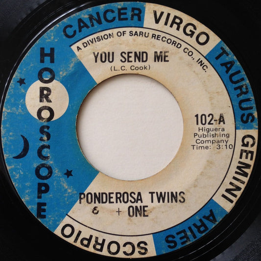 Ponderosa Twins + One : You Send Me (7", Single)