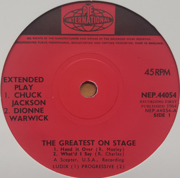 Various : The Greatest on Stage (7", EP)