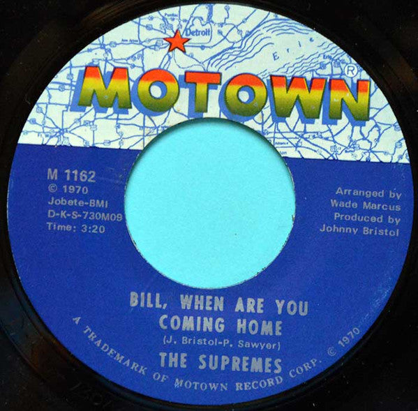 The Supremes : Up The Ladder To The Roof (7", Single, ARP)