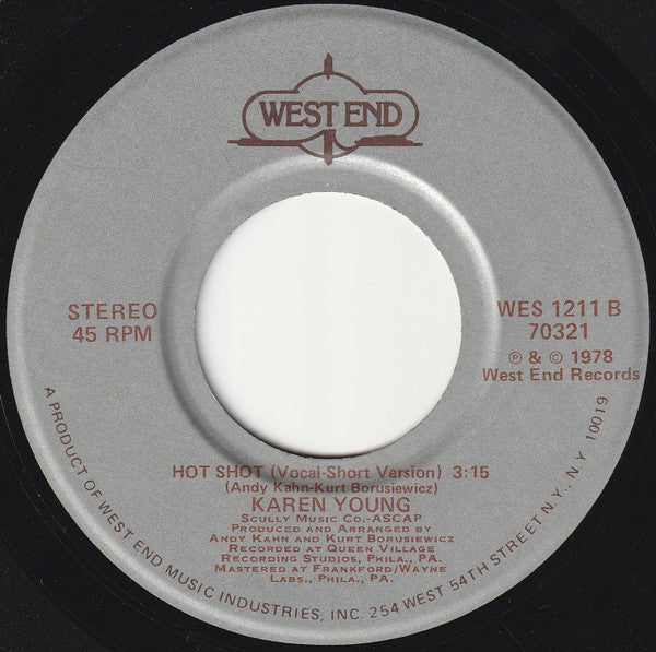 Karen Young : Hot Shot (7", Single)