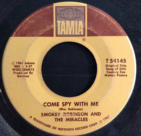 The Miracles : The Love I Saw In You Was Just A Mirage (7", Single, Mono)