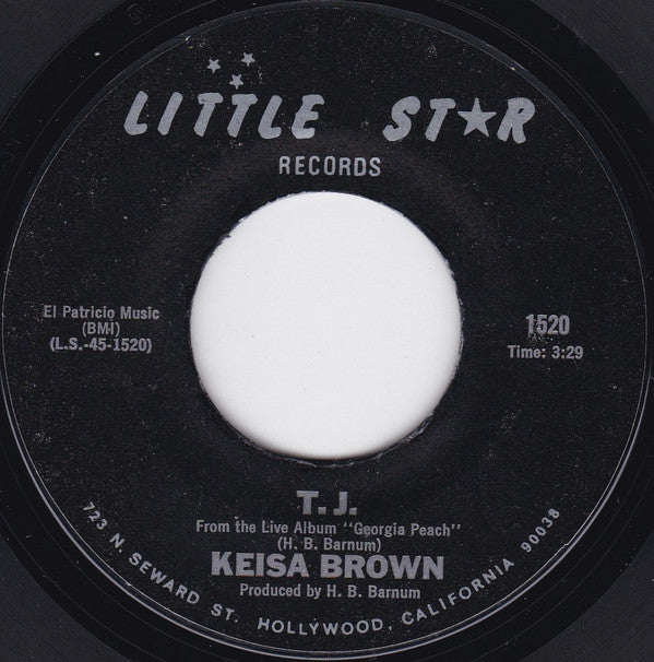Keisa Brown : People / T.J. (7", Single)