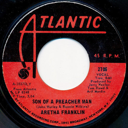 Aretha Franklin : Son Of A Preacher Man / Call Me (7", LY)