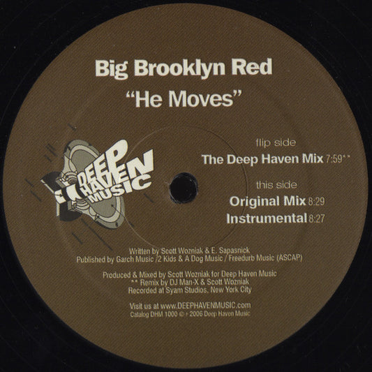 Big Brooklyn Red : He Moves (12")