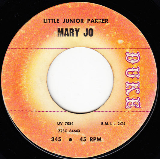 Little Junior Parker : Mary Jo / Annie Get Your Yo-Yo (7", Single)
