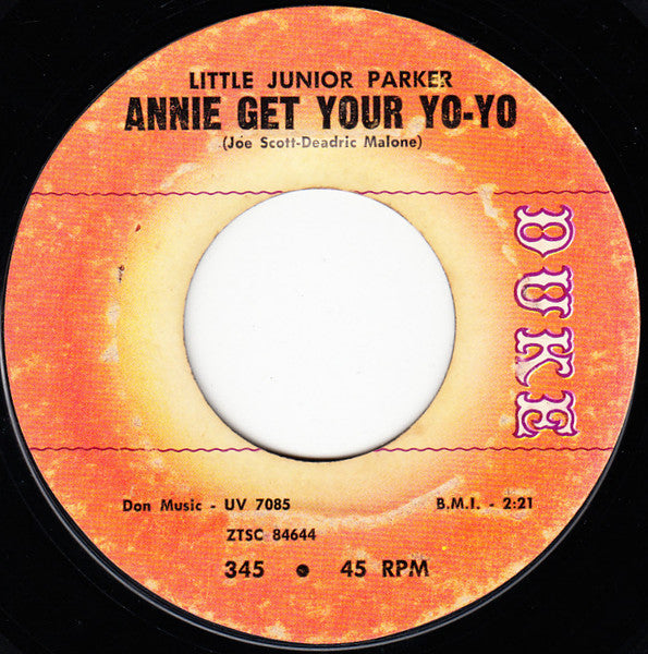 Little Junior Parker : Mary Jo / Annie Get Your Yo-Yo (7", Single)