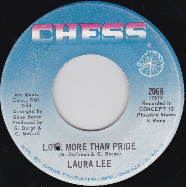 Laura Lee : Mama's Got A Good Thing / Love More Than Pride (7", Single)