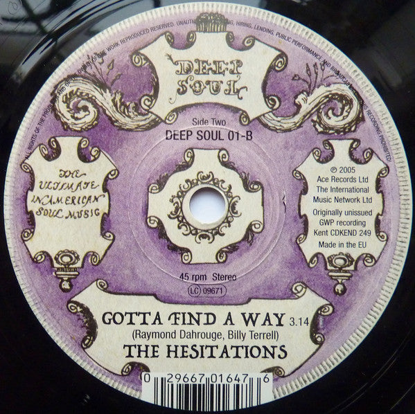 Jaibi / The Hesitations : You Got Me / Gotta Find A Way (7")