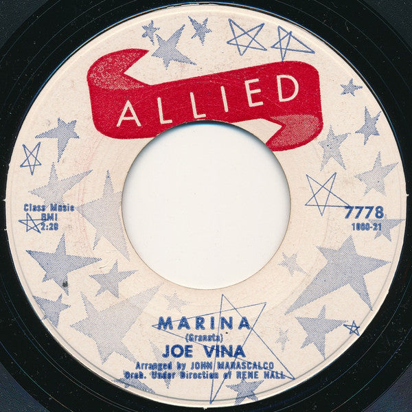 Joe Vina : That's Alright (7", Single, Styrene)