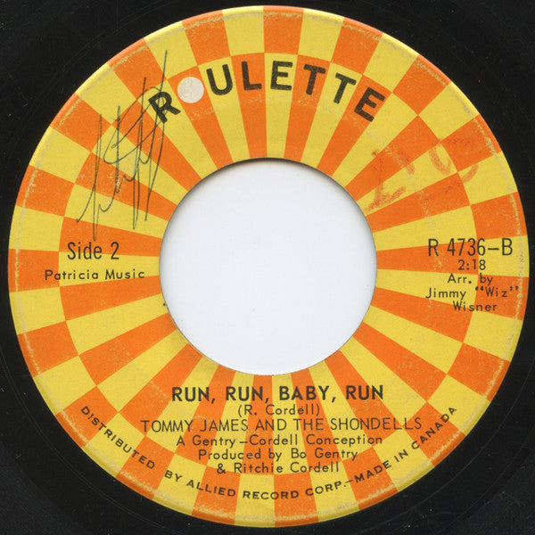 Tommy James & The Shondells : Mirage (7")