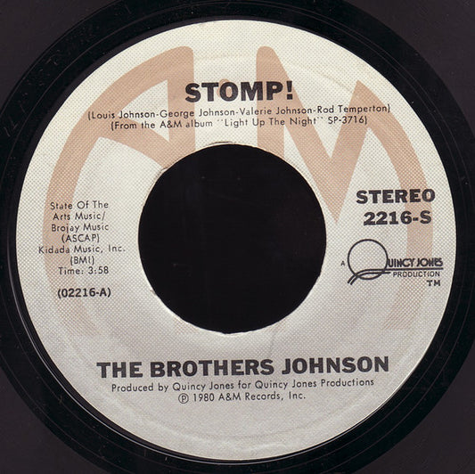 Brothers Johnson : Stomp!  (7", Single)