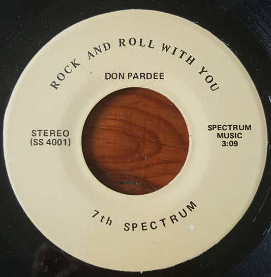Don Pardee : Rock And Roll With You (7", Single)