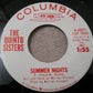 The Quinto Sisters : Summer Nights/Pineapple Princess (7", Single, Promo)