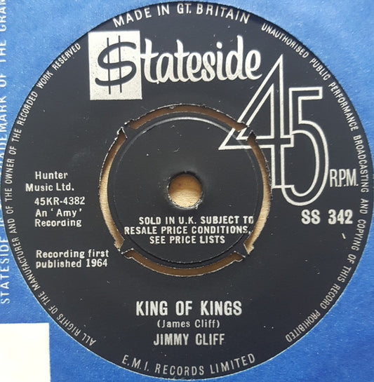 Jimmy Cliff : One-Eyed Jacks / King Of Kings (7", Single)