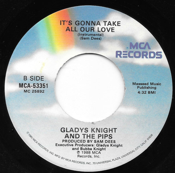 Gladys Knight And The Pips : It's Gonna Take All Our Love (7", Single)