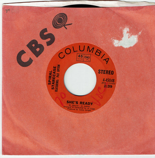Spiral Starecase Featuring Patrick Upton : She's Ready (7", Single)
