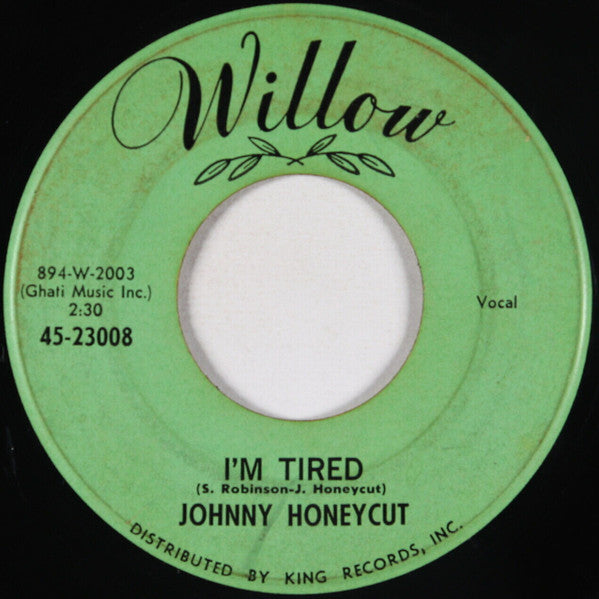 Johnny Honeycutt : I'm Tired (7", Single)